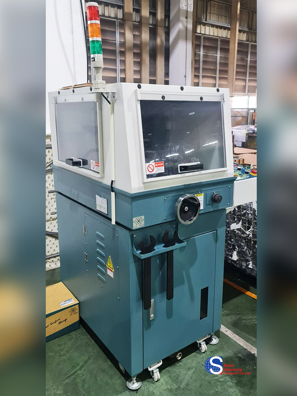 ติดตั้งเครื่องตัดชิ้นงานแบบ Abrasive Cutter (Automatic Abrasive Cutting